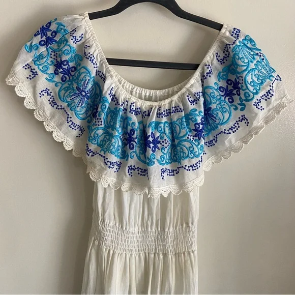 Nightcap Greek Isle off shoulder maxi dress - Picture 3 of 11